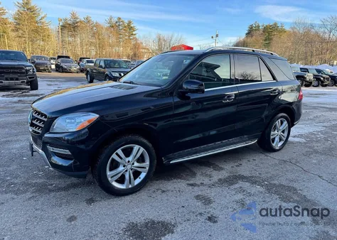 2013 Mercedes-Benz Ml 350 4Matic from USA, damaged, VIN 4JGDA5HB5DA253098